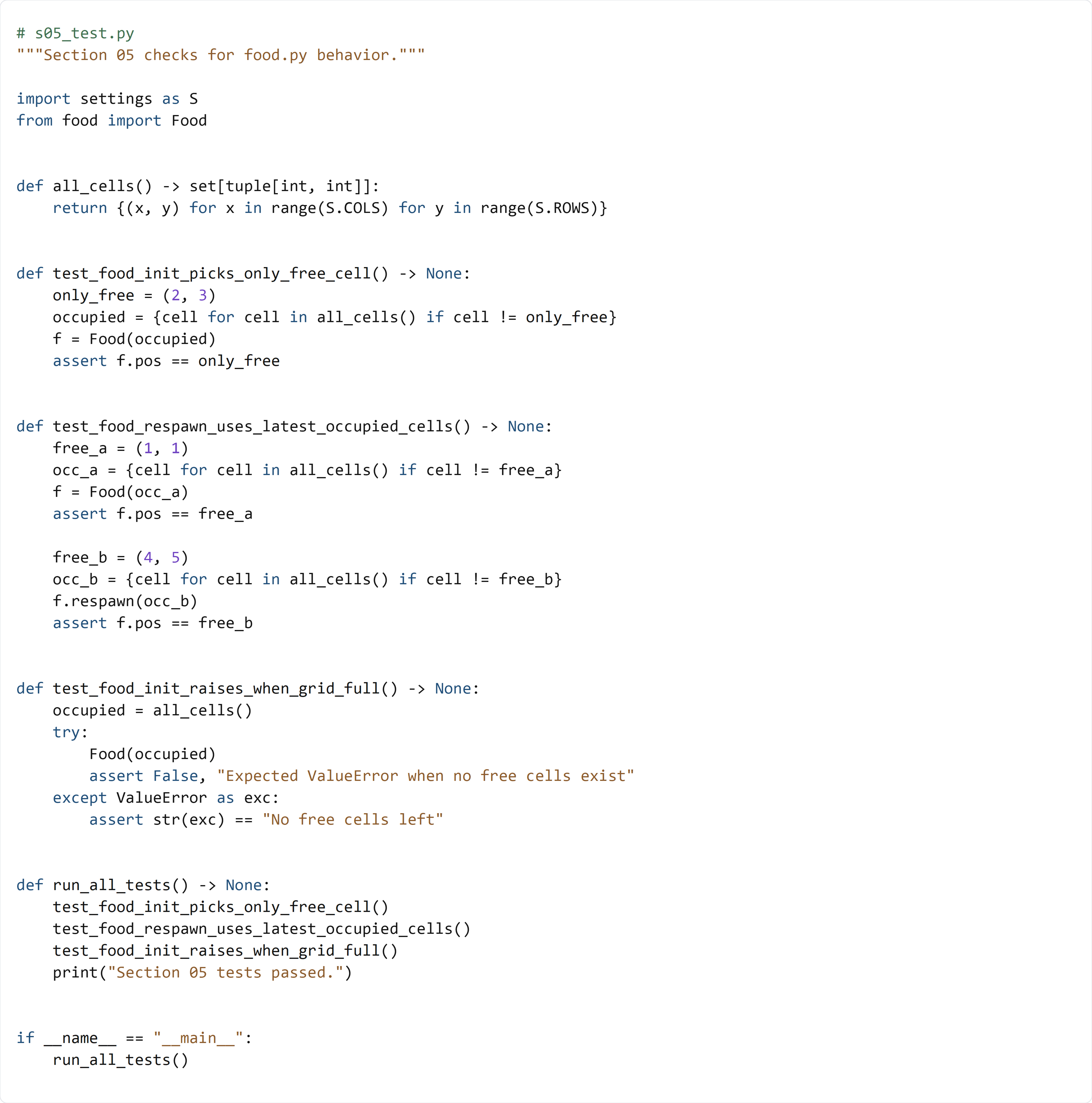 Code image: s05-test